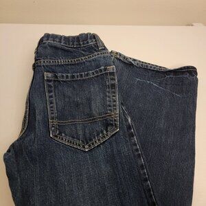 Old Navy Boys Jeans Size 14 Regular Straight Denim Blue Adjustable Waist